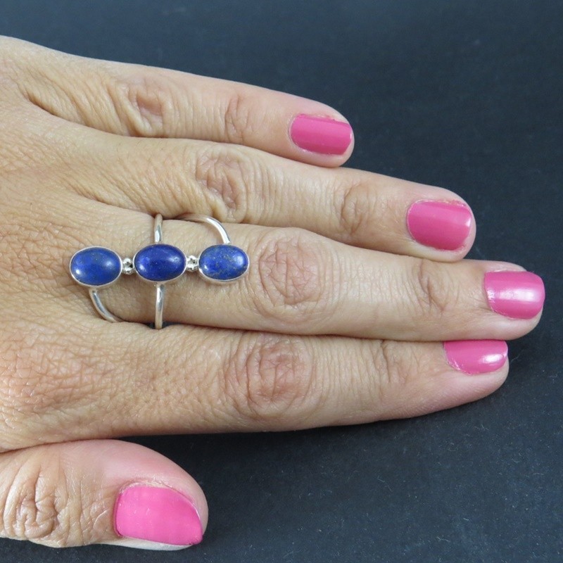 Anillo lapislázuli y plata Anillo lapislázuli y plata