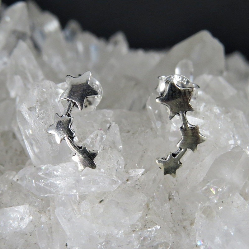 Pendientes estrellas de plata Pendientes estrellas de plata