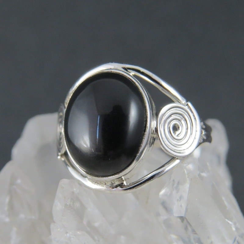 Anillo ónix y plata Anillo ónix y plata