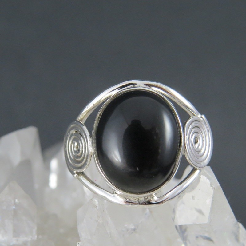 Anillo ónix y plata Anillo ónix y plata