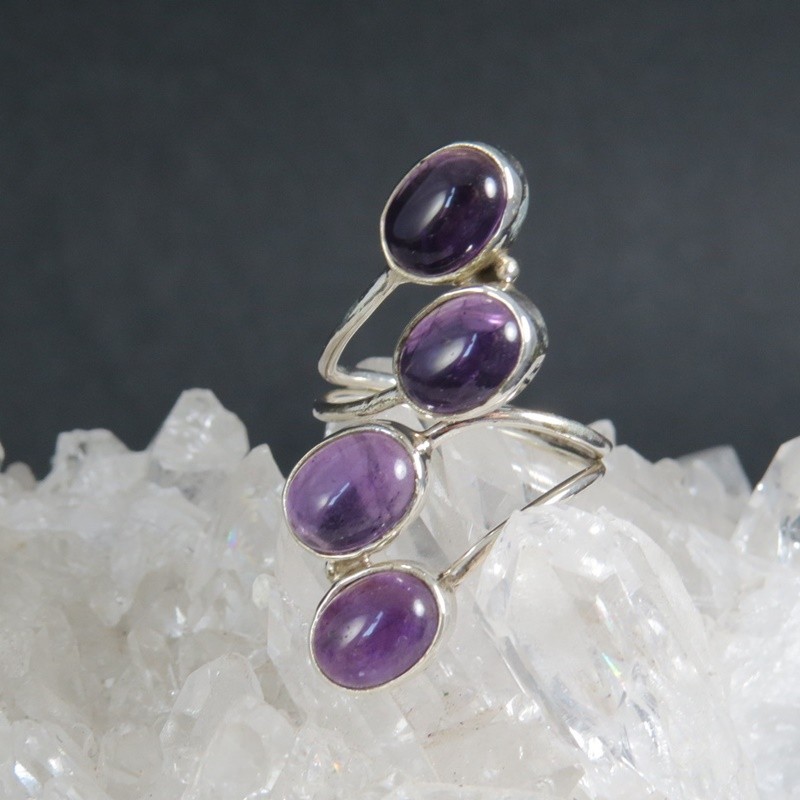 Anillo amatista y plata Anillo amatista y plata