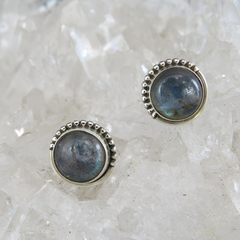 Conjunto labradorita y plata Conjunto labradorita y plata