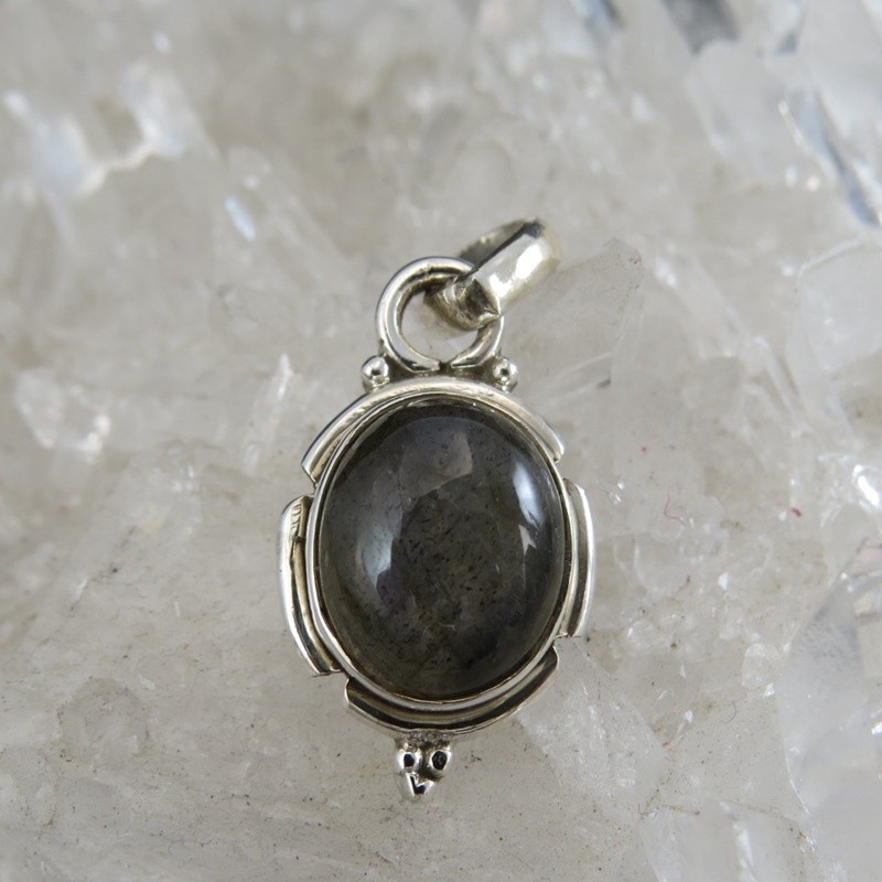 Conjunto labradorita y plata Conjunto labradorita y plata
