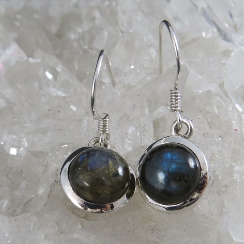 Conjunto labradorita y plata Conjunto labradorita y plata