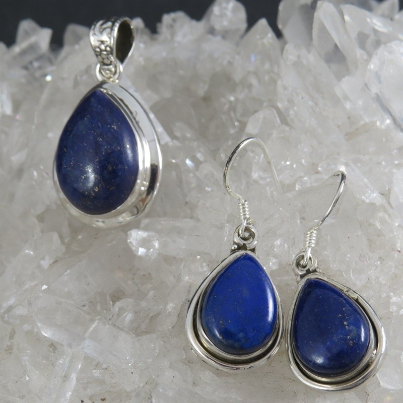 Conjunto lapislázuli y plata Conjunto lapislázuli y plata