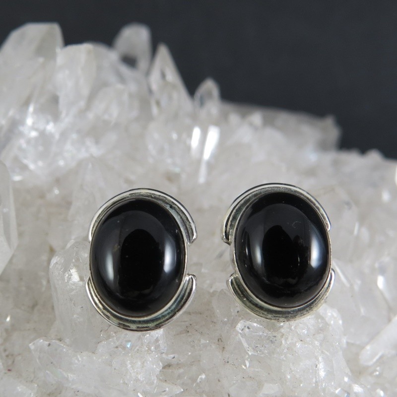 Conjunto colgante y pendientes onix y plata 925 mm Conjunto colgante y pendientes onix y plata 925 mm
