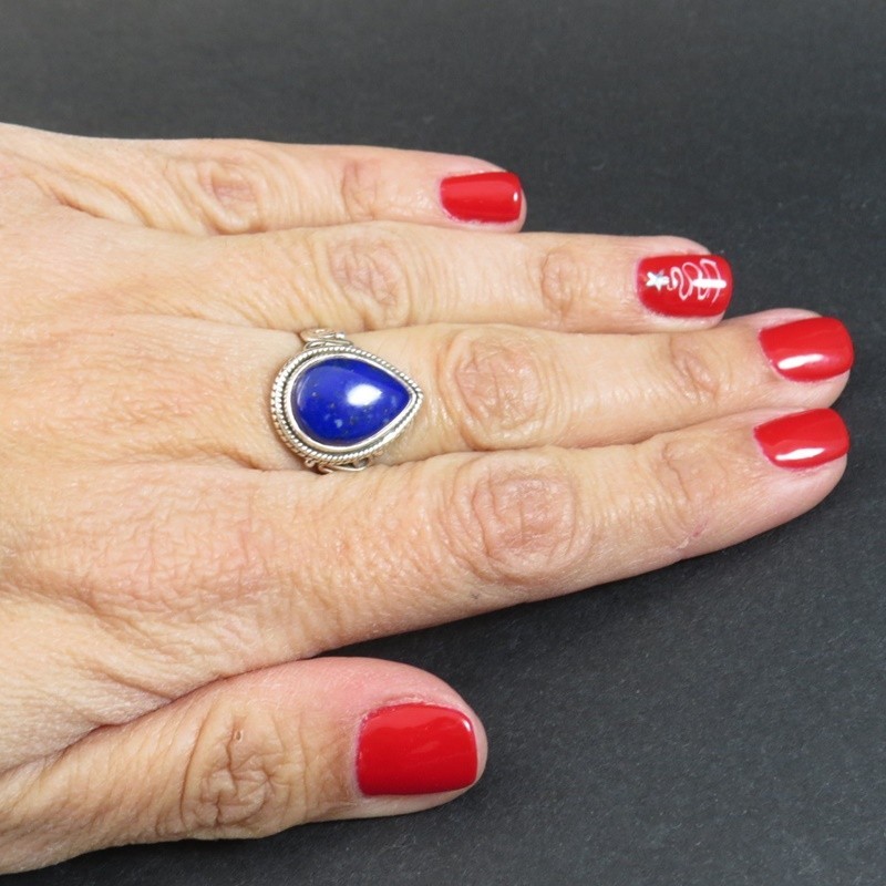 Anillo lapislázuli y plata Anillo lapislázuli y plata