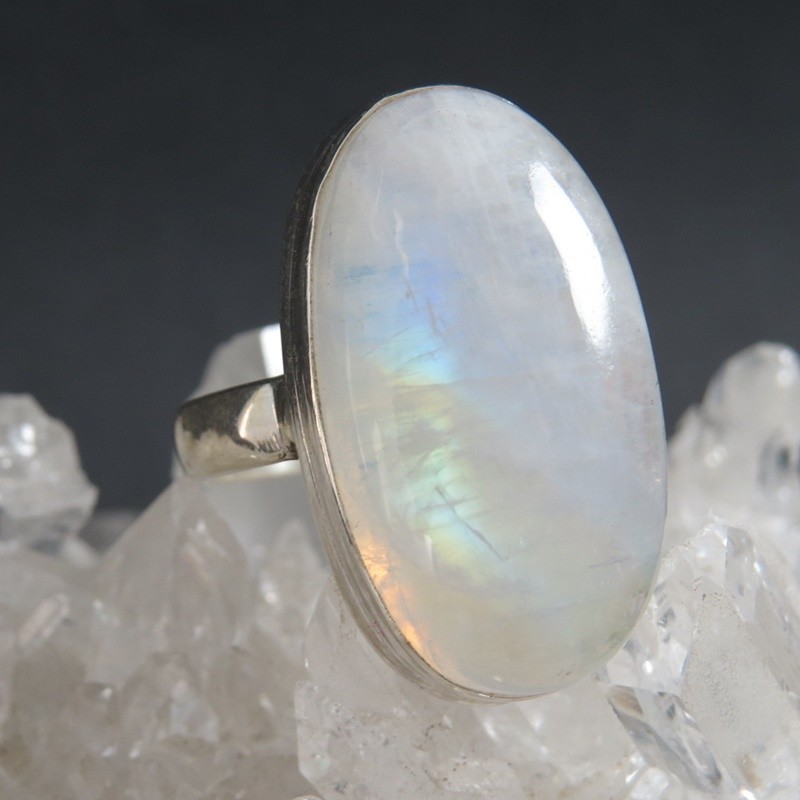 Anillo piedra luna y plata Anillo piedra luna y plata