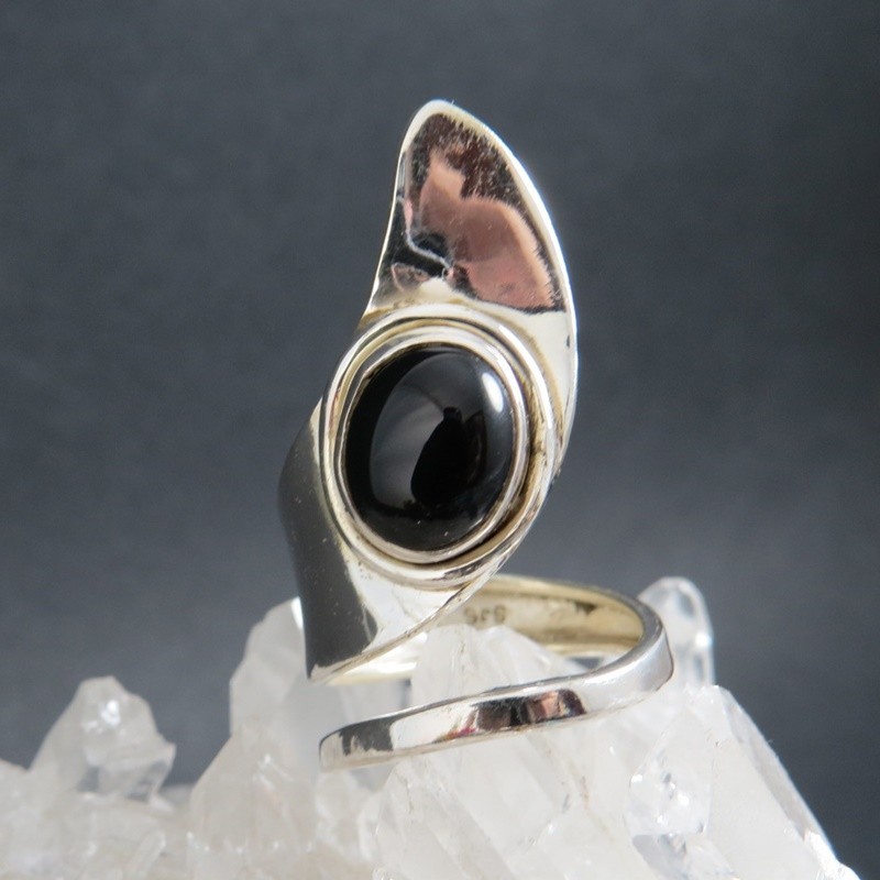 Anillo ónix y plata Anillo ónix y plata