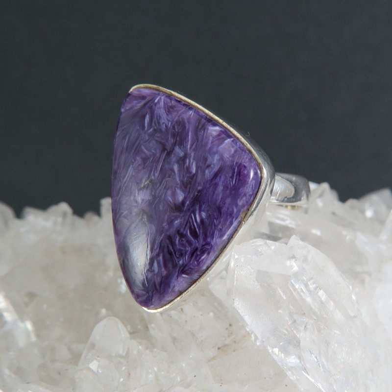 Anillo Charoita y plata Anillo Charoita y plata