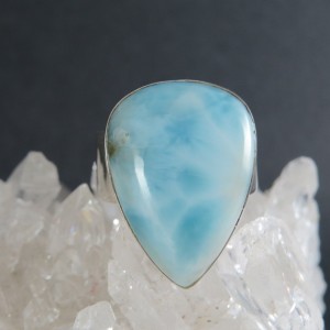 Anillo larimar y plata