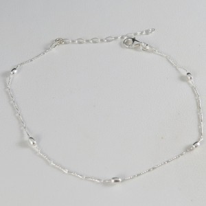 Pulsera Tobillera plata