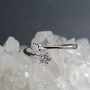 Anillo Estrellas plata