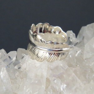 Anillo Hoja plata