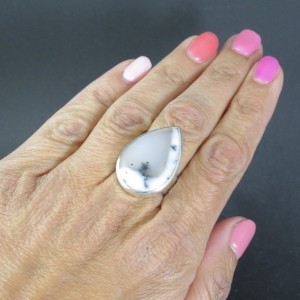 Anillo merlinita y plata