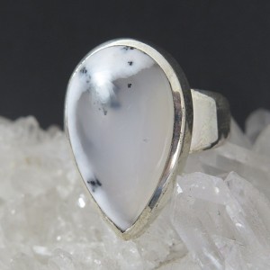 Anillo merlinita y plata