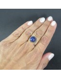 Anillo lapislázuli y plata