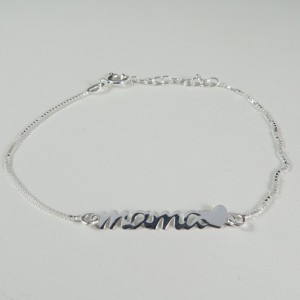 Pulsera plata Mama