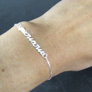 Pulsera plata Mama