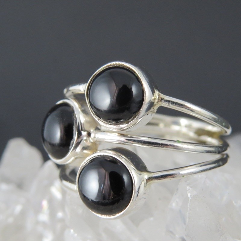 Anillo ónix y plata Anillo ónix y plata