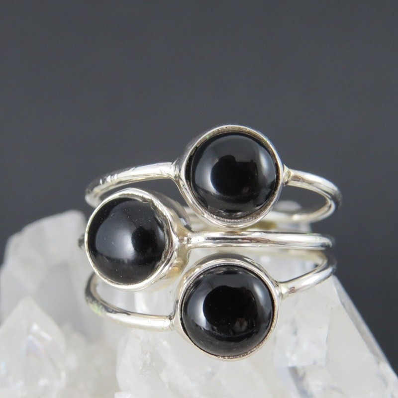 Anillo ónix y plata Anillo ónix y plata