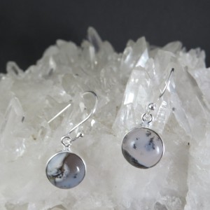 Pendientes merlinita y plata