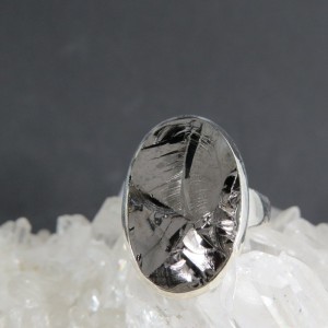 Anillo shungit y plata