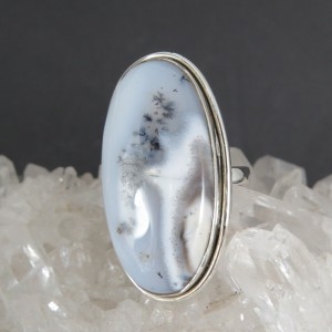 Anillo merlinita y plata