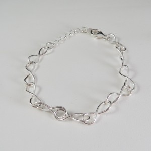 Pulsera infinitos plata 925 mm