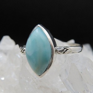 Anillo larimar y plata