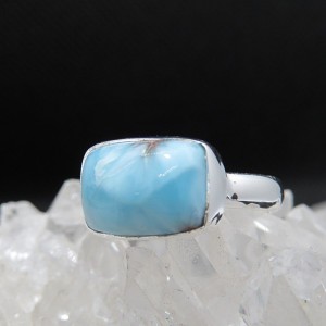 Anillo larimar y plata