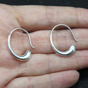 Pendientes Semi Aros de plata