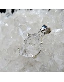Colgante diamante Herkimer y plata