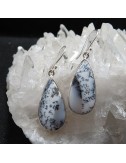 Pendientes merlinita y plata