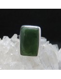 Anillo jade y plata