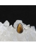 Anillo ojo de tigre y plata