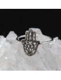 Anillo Mano de Fátima plata