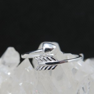 Anillo flecha plata