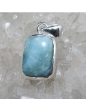 Colgante larimar y plata