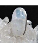 Anillo piedra luna y plata