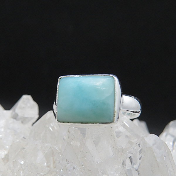 Anillo larimar y plata