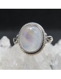 Anillo piedra luna y plata