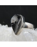 Anillo shungit y plata