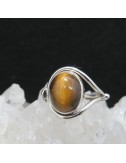 Anillo ojo de tigre y plata