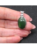 Colgante  jade y plata