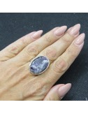 Anillo kammererita y plata