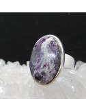 Anillo kammererita y plata