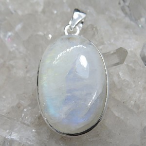 Colgante piedra luna y plata