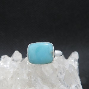 Anillo larimar y plata