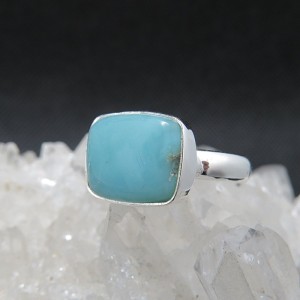 Anillo larimar y plata